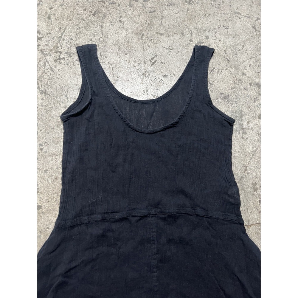 Electric Feathers Black Raw Silk Jumpsuit From Ma… - image 3